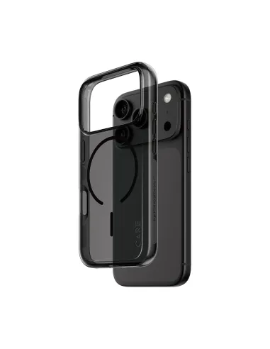 PanzerGlass CARE™ by ® Urban Explorer Case Smokey w. Black MagSafe iPhone 18 Pro | 17 Pro funda para teléfono móvil Negro