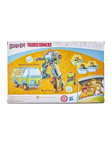 Set figuras hasbro transformers scooby doo mysterious prime and automutt