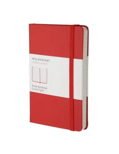 LIBRETA CLASICA TAPA DURA ROJA L (13X21CM) RAYADA MOLESKINE QP060R