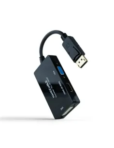 Nanocable Conversor DISPLAYPORT a HDMI/DVI/VGA, 20 cm, Negro 2