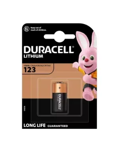 Duracell Ultra Pila Litio CR123A 3V 2