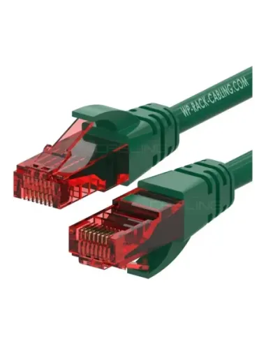 Cable de red wp latiguillo rj45 u - utp cat.6 3m verde
