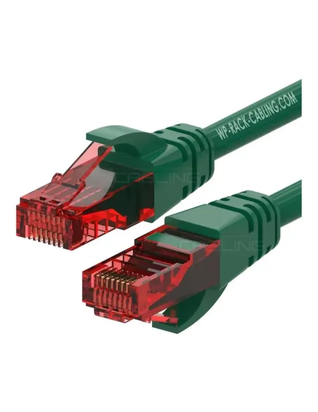 Cable de red wp latiguillo rj45 u - utp cat.6 3m verde