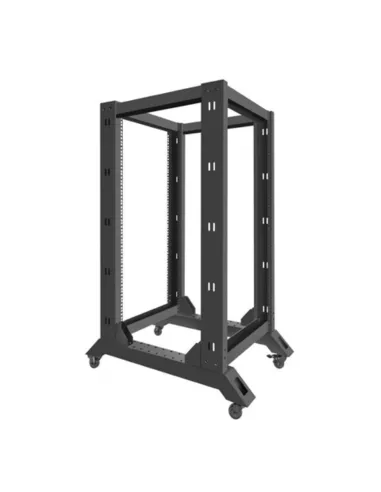 Armario lanberg abierto rack 19pulgadas 22u -  600x800 negro