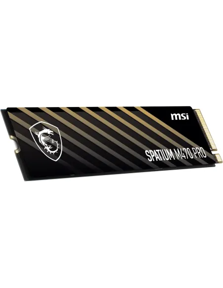 MSI Spatium M470 PRO PCIE 4.0 NVME M.2 500GB unidad de estado sólido PCI Express 4.0 3D NAND