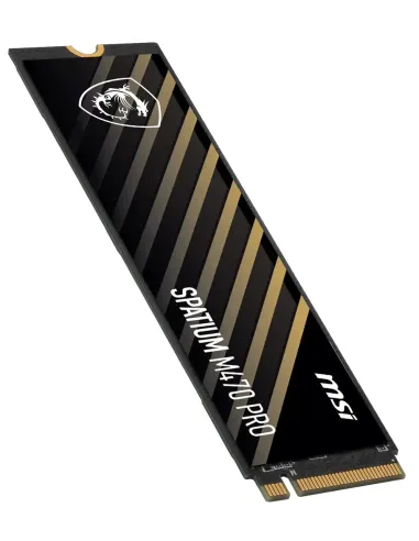 MSI Spatium M470 PRO PCIE 4.0 NVME M.2 500GB unidad de estado sólido PCI Express 4.0 3D NAND