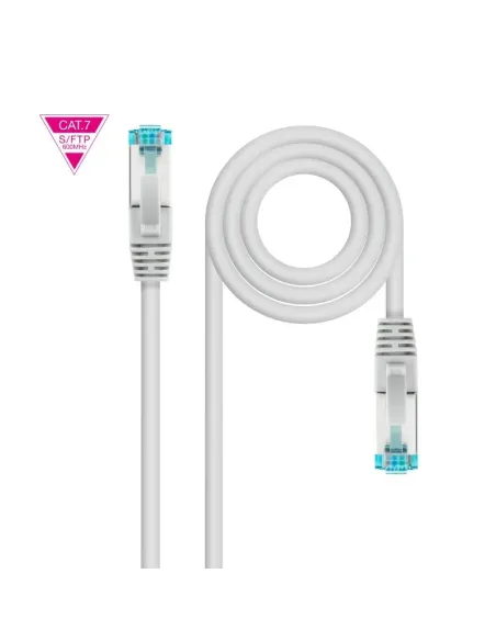 Nanocable Cable de Red Cat.7 600MHZ LSZH SFTP PIMF AWG26, Gris, 2 m Nanocable Cable de Red Cat.7 600MHZ LSZH SFTP PIMF AWG26, Gris, 2 m