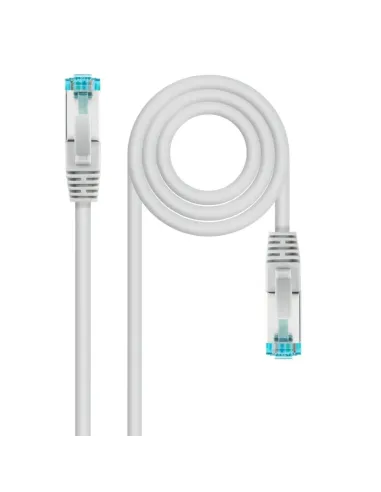 Nanocable Cable de Red Cat.7 600MHZ LSZH SFTP PIMF AWG26, Gris, 25 m