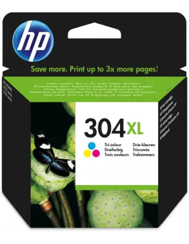 HP Cartucho de tinta Original HP 304XL tricolor