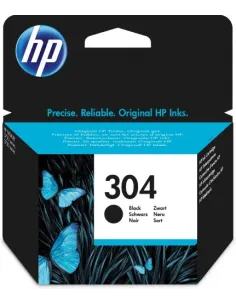 HP Cartucho de tinta Original HP 304 negro