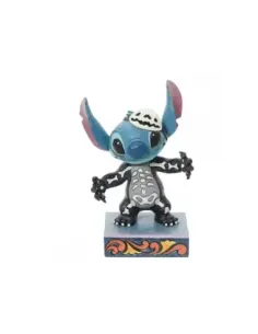 Figura enesco disney stitch traje de esqueleto
