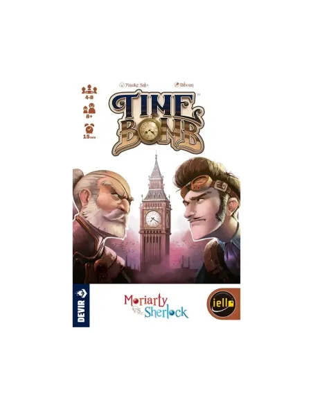 Juego de mesa time bomb: moriarty vs sherlock