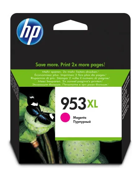 HP Cartucho de tinta Original HP 953XL de alto rendimiento magenta