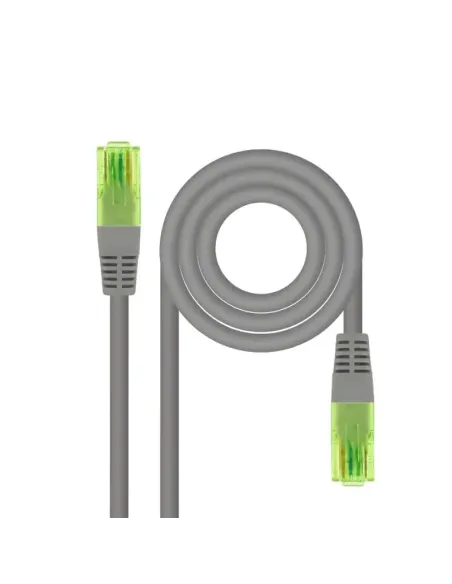 Nanocable Cable de Red Latiguillo RJ45 CAT.6 UTP AWG26 CCA, Gris, 10 m