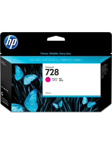 HP Cartucho de tinta DesignJet HP 728 magenta de 130 ml
