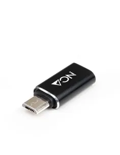 Nanocable Adaptador Micro USB a USB-C, Micro B/M- USB-C/H, Negro 2