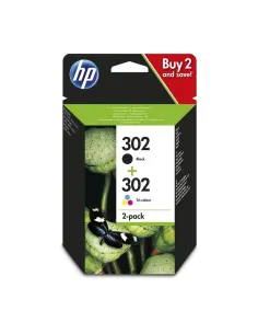 HP Paquete de ahorro de 2 cartuchos de tinta original HP 302 negro/tricolor 2