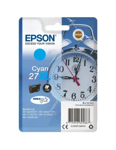 Epson Alarm clock Singlepack Cyan 27XL DURABrite Ultra Ink 2