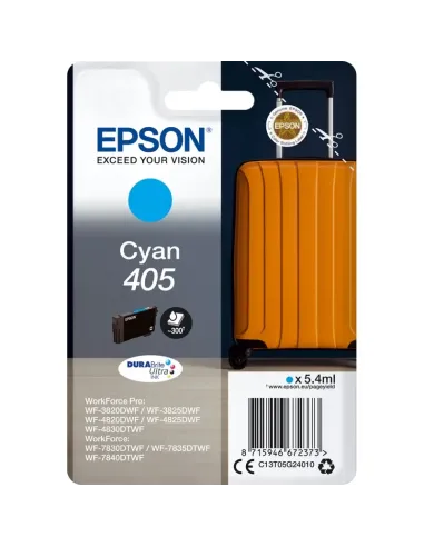 Epson Singlepack Cyan 405 DURABrite Ultra Ink