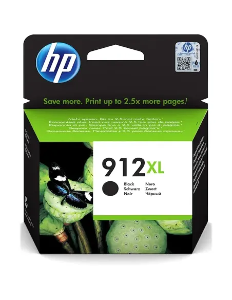 HP Cartucho de tinta Original HP 912XL negro de alta capacidad