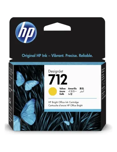 HP Cartucho de Tinta HP DesignJet 712 amarillo de 29 ml
