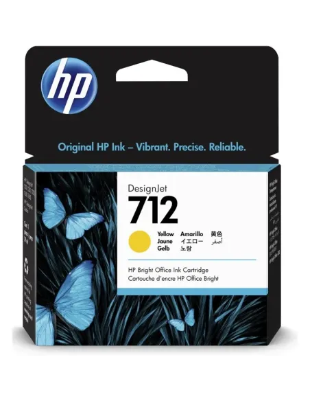 HP Cartucho de Tinta HP DesignJet 712 amarillo de 29 ml