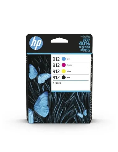 HP Paquete de 4 cartuchos de tinta Original 912 negro/cian/magenta/amarillo