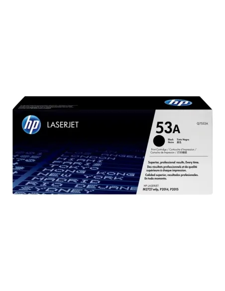 HP Cartucho de tóner original LaserJet HP 53A negro