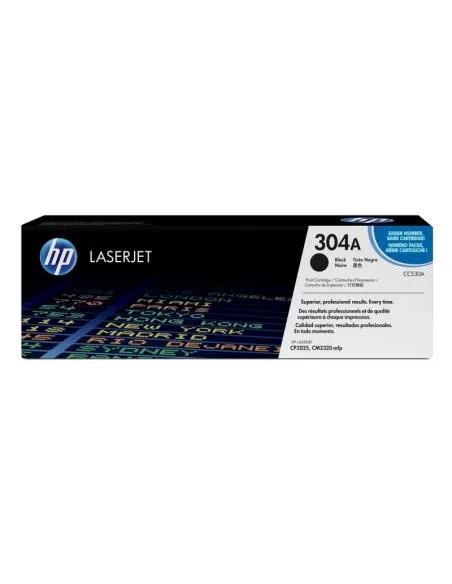 HP Cartucho de tóner original LaserJet HP 304A negro
