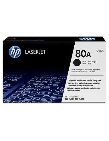 HP Cartucho de tóner original LaserJet HP 80A negro