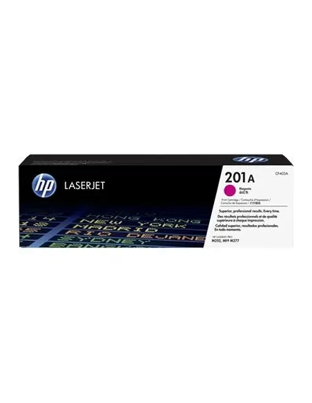 HP Cartucho de tóner original LaserJet HP 201A magenta