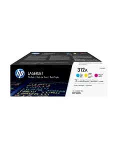 HP Cartucho de tóner Tri-Pack HP 312A cian para LaserJet
