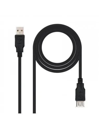 Nanocable CABLE USB 2.0, TIPO A/M-A/H, NEGRO, 3.0 M