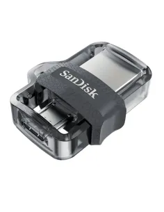 Sandisk Ultra Dual m3.0 unidad flash USB 64 GB USB Type-A / Micro-USB 3.2 Gen 1 (3.1 Gen 1) Negro, Plata, Transparente 2