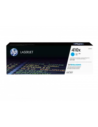 HP Cartucho de tóner original HP LaserJet 410X cian de alta capacidad