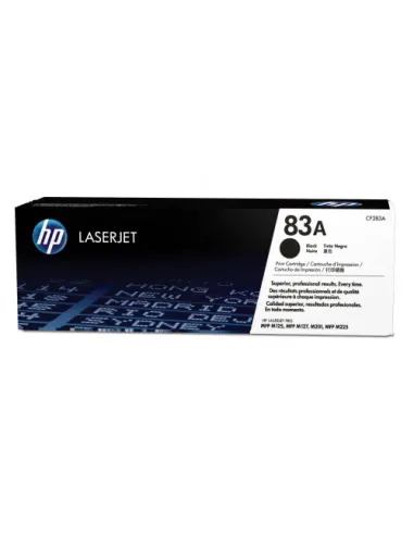 HP Cartucho de tóner original LaserJet HP 83A negro