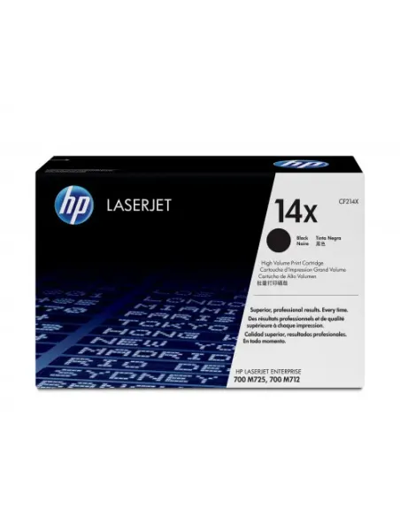 HP Cartucho de tóner original LaserJet HP 14X de alta capacidad negro