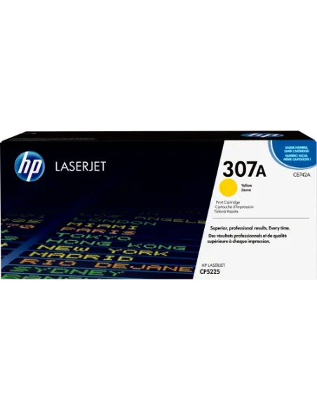 HP Cartucho de tóner original LaserJet HP 307A amarillo