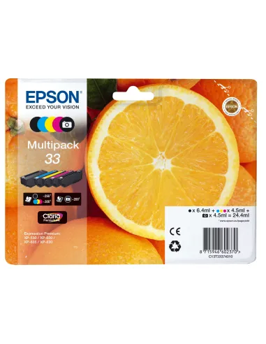 Epson Oranges Multipack 5-colours 33 Claria Premium Ink