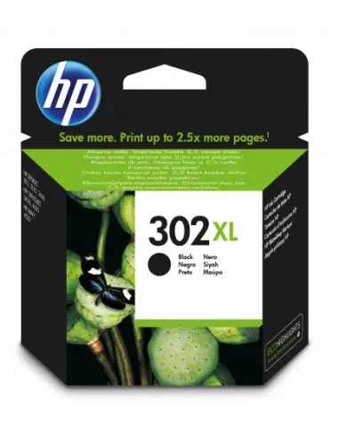 HP Cartucho de tinta original HP 302XL de alta capacidad negro