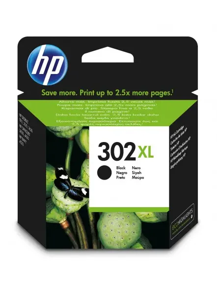 HP Cartucho de tinta original HP 302XL de alta capacidad negro