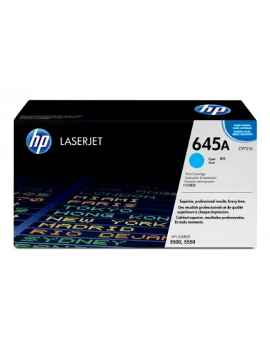 HP Cartucho de tóner original LaserJet HP 645A cian