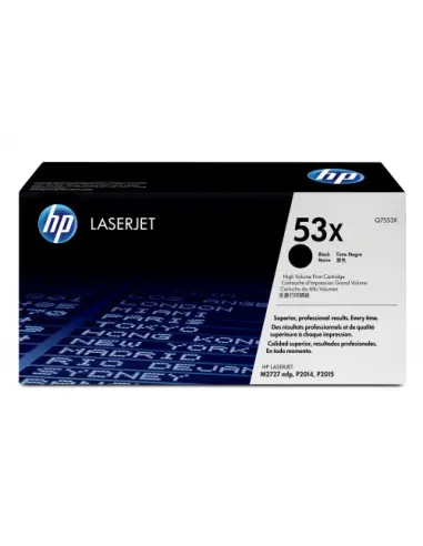 HP Cartucho de tóner original LaserJet HP 53X de alta capacidad negro