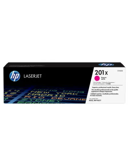 HP Cartucho de tóner original LaserJet HP 201X magenta de alta capacidad