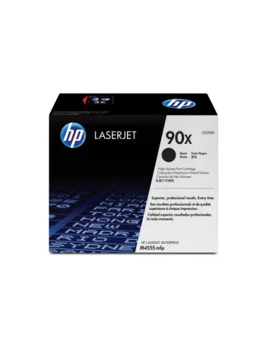 HP Cartucho de tóner original LaserJet HP 90X de alta capacidad negro