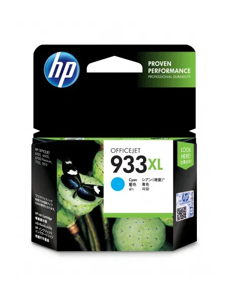 HP Cartucho de tinta original HP 933XL de alta capacidad cian