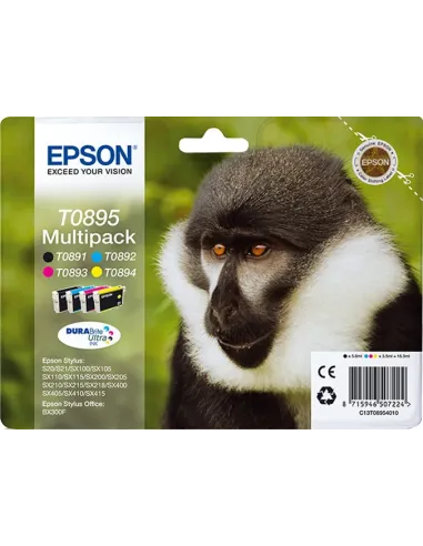 Epson Monkey Multipack T0895 4 colores