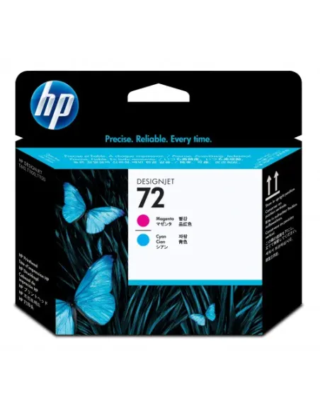 HP Cabezal de impresión HP 72 magenta y cian