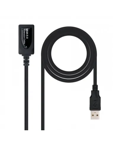 Nanocable CABLE USB 2.0 PROLONGADOR CON AMPLIFICADOR, TIPO A/M-A/H, 5.0 M