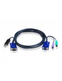 Aten 2L5503UP cable para video, teclado y ratón (kvm) Negro 3 m